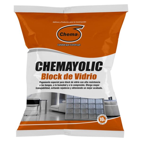Pegamento Block de vidrio 10Kg Blanco   Chemayolic