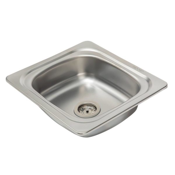 Lavadero de Cocina Record Acero Inoxidable 1 Poza Toronto 51.5x46.5cm - Imagen 2