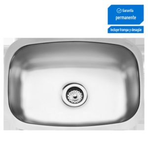 Lavadero de Cocina Record Acero Inoxidable 1 Poza Berlin 50x36cm