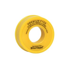 Cinta Teflón para Agua y Gas Amarillo 0.120mm x 12mm  Shurtape