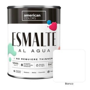 Esmalte al Agua Blanco 14GL    American colors