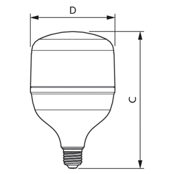 Foco LED TrueForce 40W Luz Fría 4000lm - Imagen 3