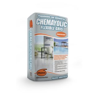 Pegamento con Polímeros Chema Flexible Gris 25kg