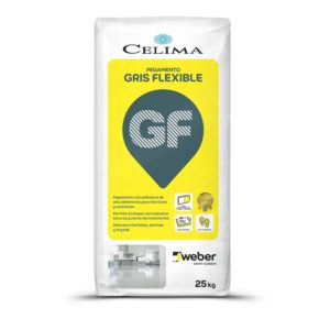 Pegamento Celima Gris Flexible 25kg