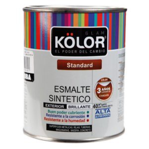 Esmalte sintético Estándar caoba 14 gl