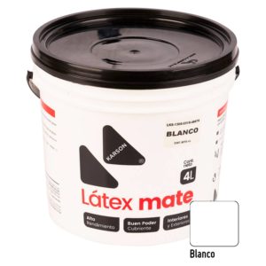 Pintura Látex Blanco de 4L