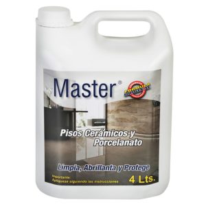 Limpiador de Pisos Cerámicos + Porcelanato 4L  Master