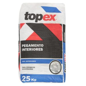 Pegamento para Cerámicas Interiores 25 kg Gris    Topex