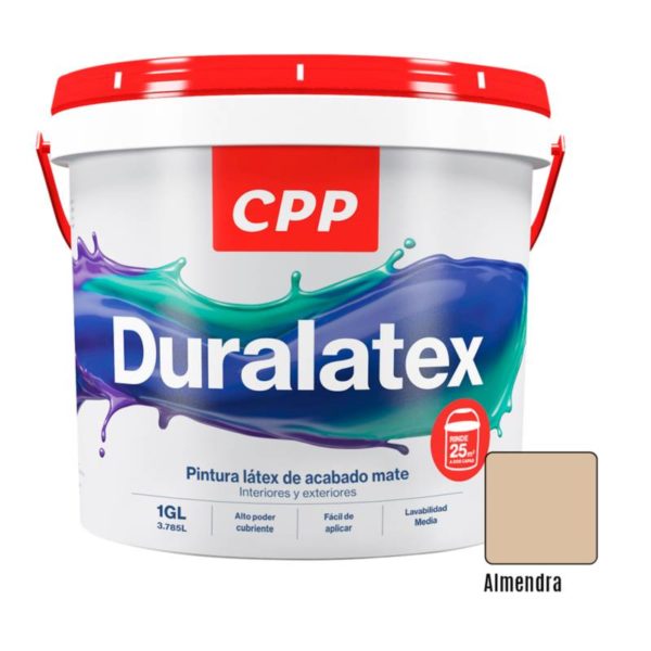 Pintura Látex Almendra 1Gl