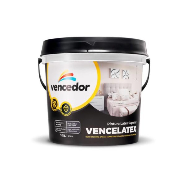 Pintura Látex Mate Blanco 4Gl - Imagen 2