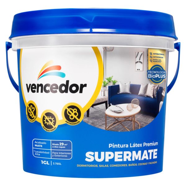 Supermate Antibacterial Base Lleno 1 GL - Imagen 2