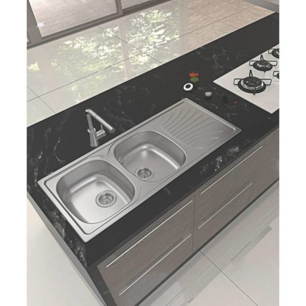 Lavadero Empotrar 01 Poza Cescurridor 116x50cm  Tramontina - Imagen 2